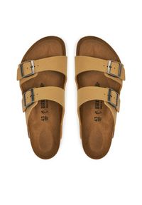 Birkenstock Klapki 1029170 Beżowy. Kolor: beżowy. Materiał: skóra