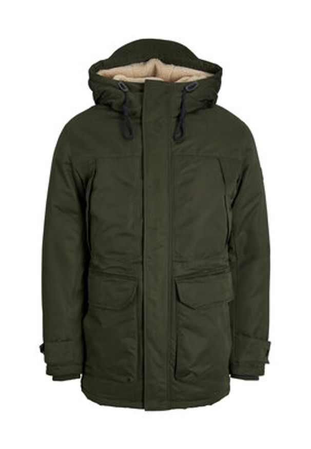 Jack & Jones - Jack&Jones Kurtka zimowa 12235869 Zielony Regular Fit. Kolor: zielony. Materiał: syntetyk. Sezon: zima