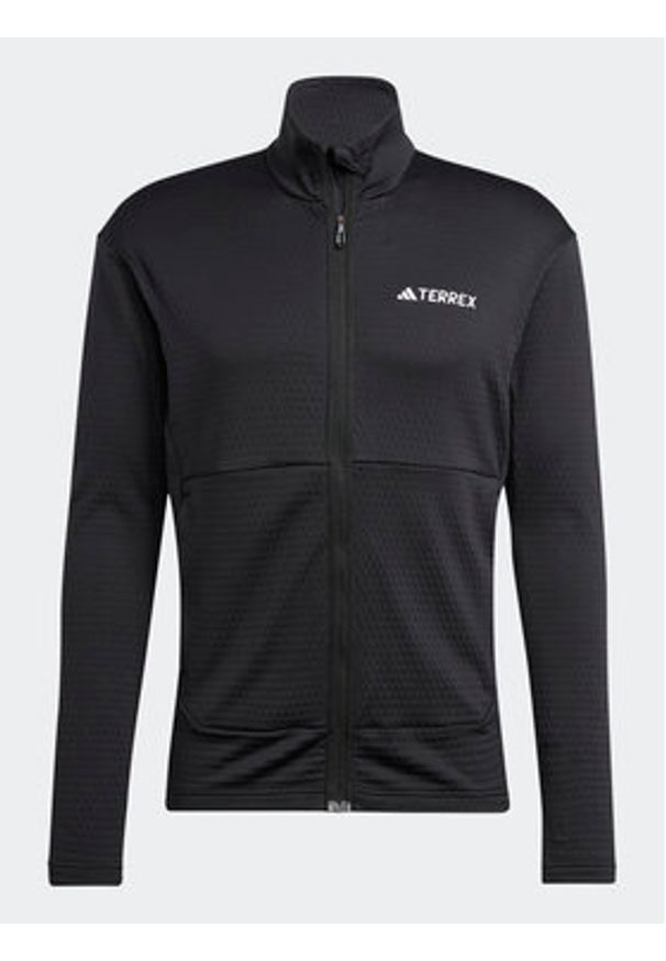 Adidas - adidas Polar IB1818 Czarny Slim Fit. Kolor: czarny. Materiał: syntetyk, polar