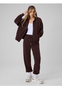 4f - 4F T-shirt slim gładki damski - biały XS. Okazja: na co dzień. Typ kołnierza: dekolt kwadratowy. Kolor: biały. Materiał: tkanina. Wzór: gładki. Styl: casual #2