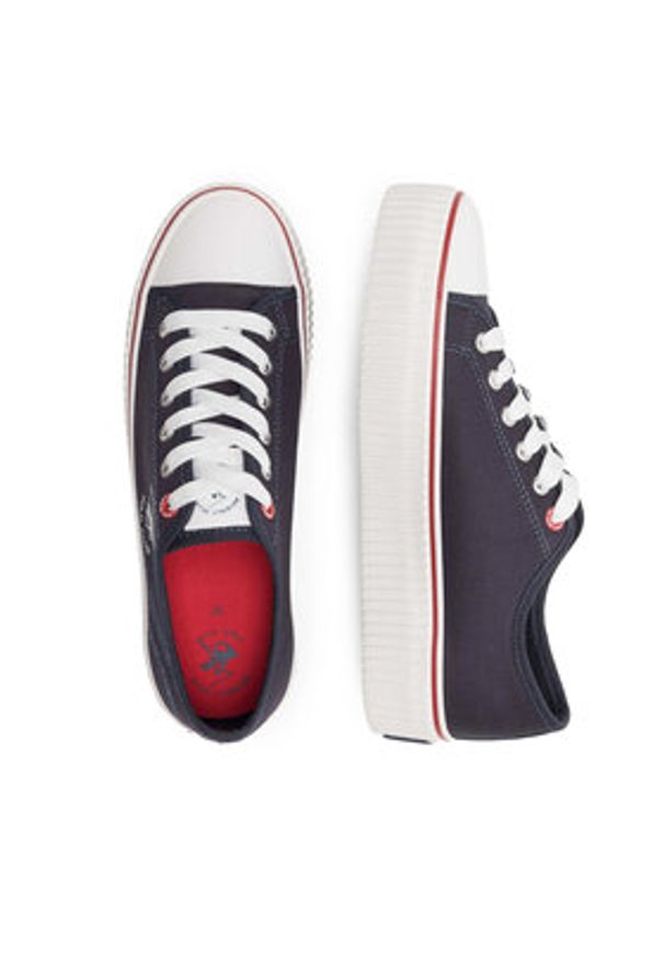 Beverly Hills Polo Club Trampki BHPC027M Granatowy. Kolor: niebieski. Materiał: materiał