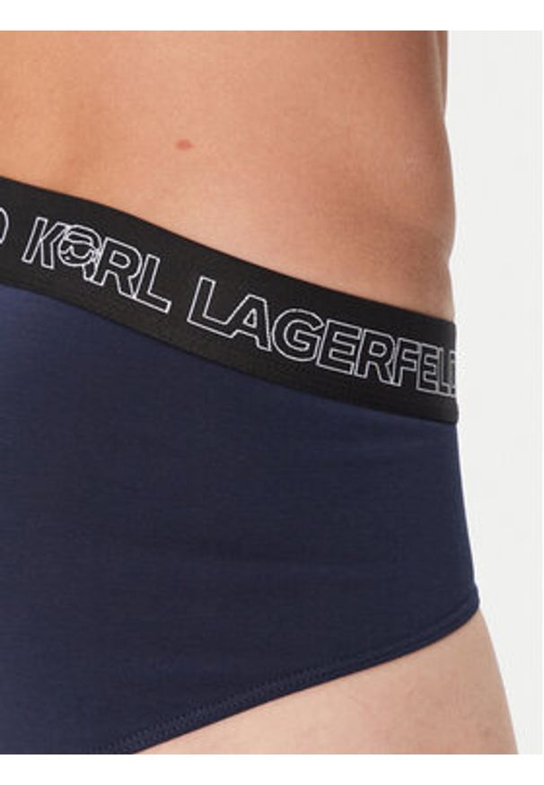 Karl Lagerfeld - KARL LAGERFELD Komplet 3 par slipów A1M47043 Kolorowy. Materiał: bawełna. Wzór: kolorowy