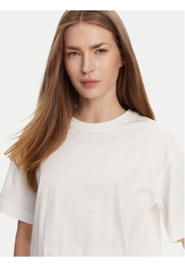 Marella Sukienka codzienna Ileana 2513621014 Biały Slim Fit. Okazja: na co dzień. Kolor: biały. Materiał: bawełna. Typ sukienki: proste. Styl: casual