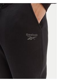 Reebok Spodnie dresowe Azaz RK25549CCM Czarny Slim Fit. Kolor: czarny. Materiał: syntetyk #4