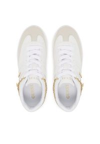 Guess Sneakersy FLTNAO LEA12 Biały. Kolor: biały. Materiał: skóra #4