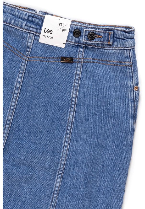 Lee - SPÓDNICA JEANSOWA LEE 70S SKIRT WILLIAMSBURG L38LAPZN. Materiał: jeans. Styl: vintage