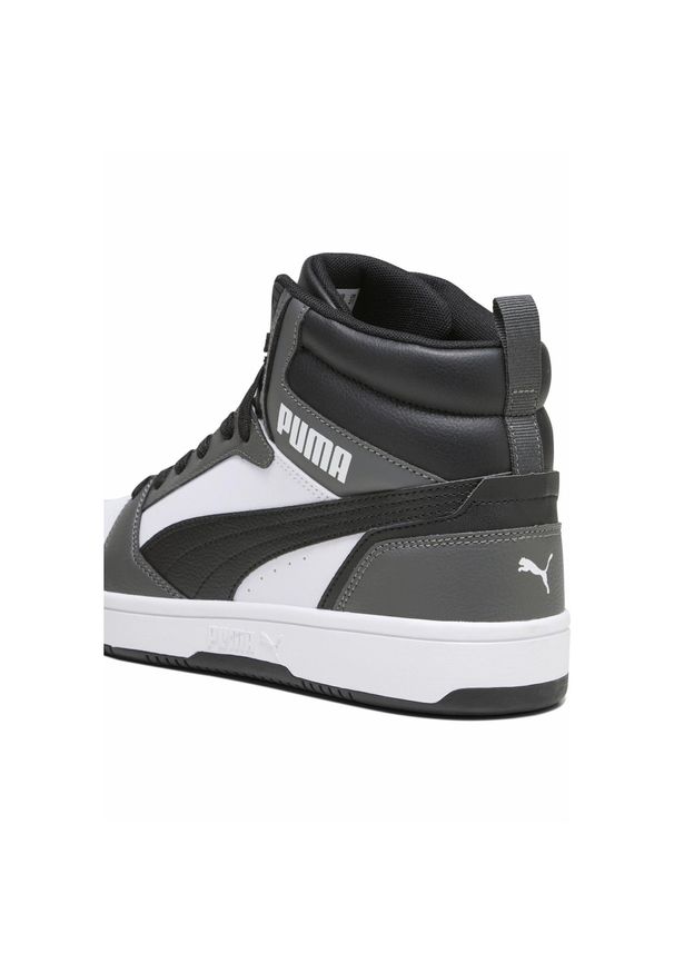 Adidasy Puma Rebound V6, Mężczyźni. Kolor: biały, wielokolorowy, czarny, szary. Materiał: skóra ekologiczna, materiał