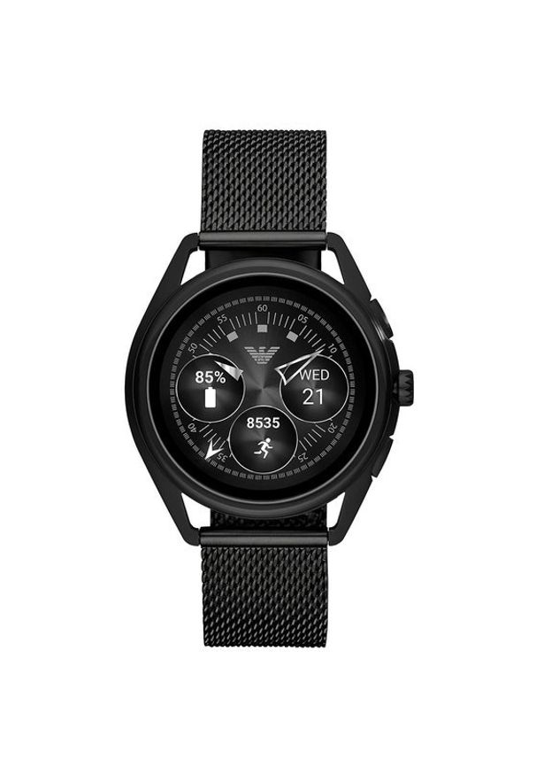 Emporio Armani Smartwatch Matteo ART5019 Czarny. Rodzaj zegarka: smartwatch. Kolor: czarny