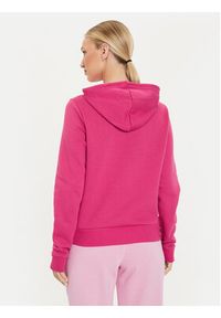 Reebok Bluza Fleece Hoodie Różowy Regular Fit. Kolor: różowy. Materiał: bawełna, syntetyk