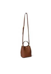 Lauren Ralph Lauren - LAUREN RALPH LAUREN Torebka 431969365002 Brązowy. Kolor: brązowy. Materiał: skórzane