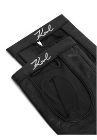 Karl Lagerfeld - KARL LAGERFELD Rękawiczki B3W33011 Czarny. Kolor: czarny. Materiał: skóra #2