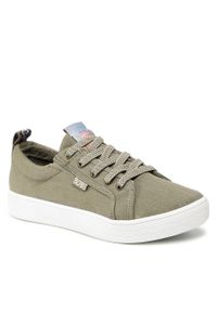 skechers - Sneakersy Skechers BOBS B Extra Cute 113323/OLV Olive. Kolor: zielony. Materiał: materiał #1