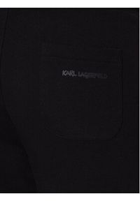 Karl Lagerfeld - KARL LAGERFELD Spodnie dresowe 705403 531900 Czarny Regular Fit. Kolor: czarny. Materiał: bawełna #5