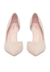 DeeZee Szpilki AB2-1987-1 Różowy. Kolor: różowy. Materiał: materiał. Obcas: na szpilce #6