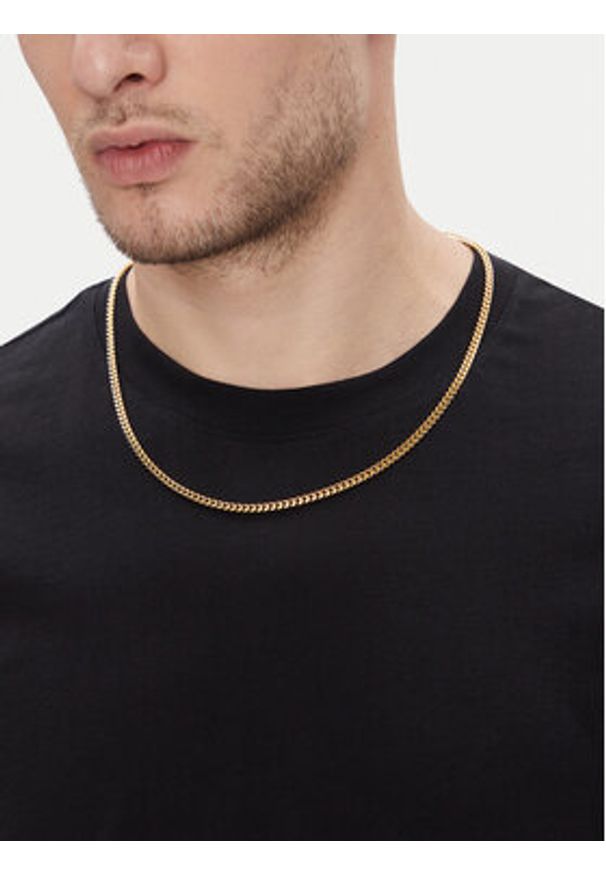 ICED STUFF Łańcuszek Miami Cuban Link Złoty. Materiał: metalowe. Kolor: złoty