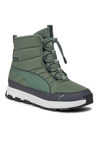 Puma Śniegowce Evolve Boot Jr 392644 03 Zielony. Kolor: zielony