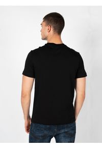 Les Hommes T-Shirt "Embrodery" | LBT1031700E | Mężczyzna | Czarny. Okazja: na co dzień. Kolor: czarny. Materiał: bawełna, elastan. Długość: długie. Styl: klasyczny, casual, elegancki #3