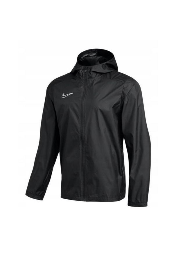 Nike - Męski Płaszcz Przeciwdeszczowy Academy 25. Kolor: czarny. Sport: turystyka piesza