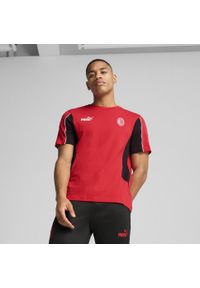 Puma - Męska koszulka AC Milan ftblARCHIVE PUMA For All Time Red Black. Kolor: czerwony, wielokolorowy, czarny. Materiał: guma. Wzór: nadruk. Sport: piłka nożna