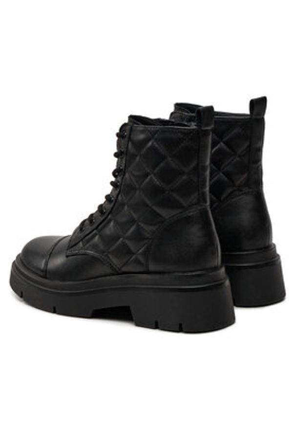 Aldo Botki Marthia 13837968 Czarny. Kolor: czarny. Materiał: skóra