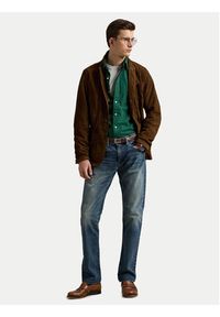 Polo Ralph Lauren Koszula 710804257063 Zielony Slim Fit. Typ kołnierza: polo. Kolor: zielony. Materiał: bawełna #6