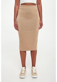 Armani Exchange - Spódnica midi wełniana ARMANI EXCHANGE. Materiał: wełna #3