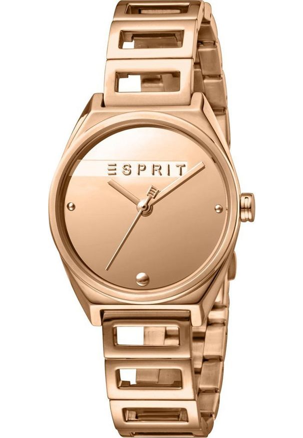 Zegarek Esprit Zegarek damski Esprit ES1L058M0035 różowe złoto. Kolor: złoty, wielokolorowy, różowy