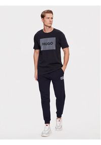 Hugo T-Shirt Dulive_V 50501004 Granatowy Regular Fit. Kolor: niebieski. Materiał: bawełna #5