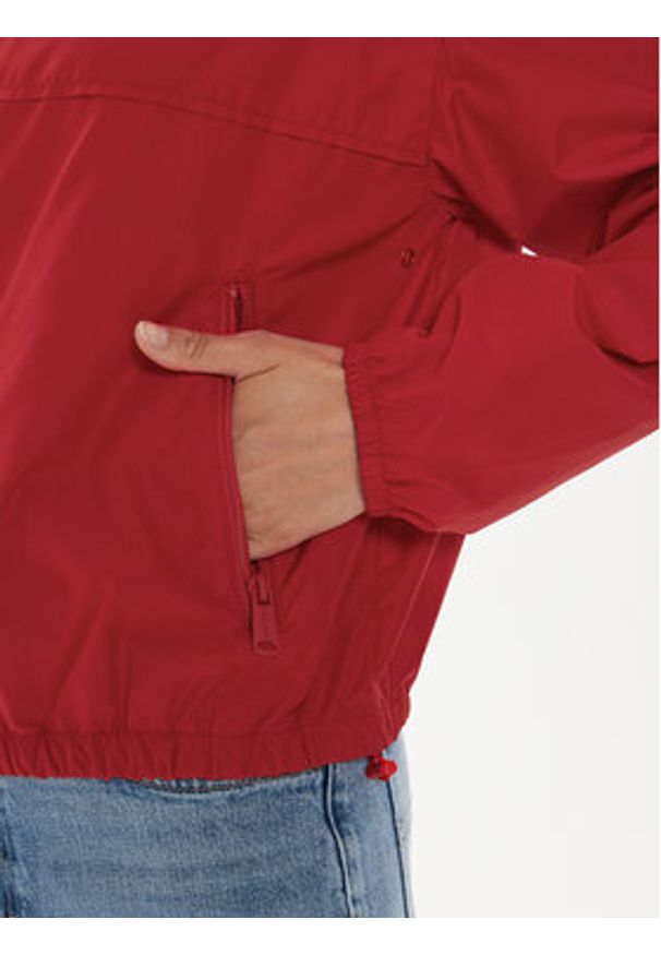 Tommy Jeans Wiatrówka Chicago DW0DW19302 Czerwony Regular Fit. Kolor: czerwony. Materiał: syntetyk
