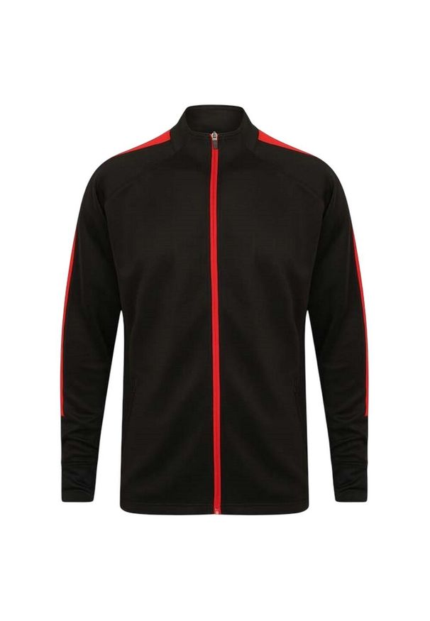 FINDEN & HALES - Bluza Dresowa Unisex Dla Dorosłych. Kolor: czerwony, wielokolorowy, czarny. Materiał: dresówka. Sport: turystyka piesza