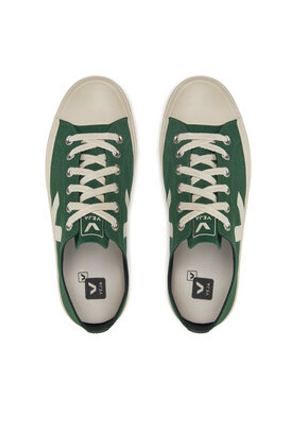 Veja Trampki Wata II Low Canvas PL0102836B Zielony. Kolor: zielony. Materiał: materiał