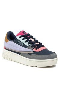 Fila Sneakersy Fxventuno Cb Logo FFW0029.53042 Granatowy. Kolor: niebieski. Materiał: skóra