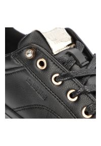 Big-Star - Czarne Sneakersy Big Star Sportowe Obuwie Damskie. Okazja: na co dzień. Kolor: czarny. Materiał: skóra ekologiczna #5