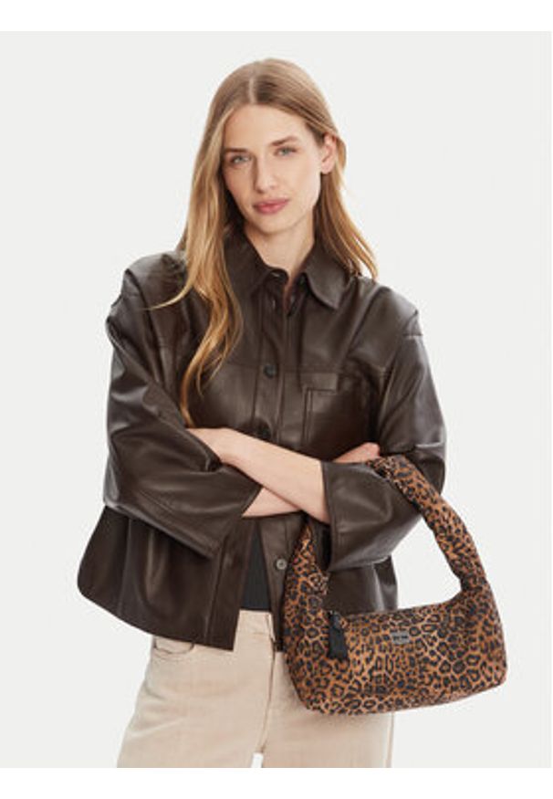 Tommy Jeans Torebka Tjw Urban Leo Shoulder Bag AW0AW18241 Brązowy. Kolor: brązowy