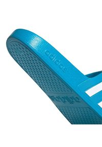 Adidas - Klapki adidas Adilette Aqua M FY8047 niebieskie. Kolor: niebieski. Materiał: materiał. Wzór: gładki. Sezon: zima