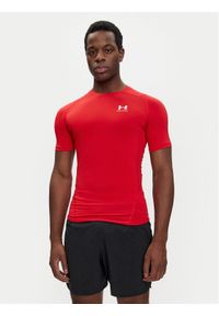 Under Armour Koszulka techniczna Ua HeatGear® Armour 1361518 Czerwony Slim Fit. Kolor: czerwony. Materiał: syntetyk #1