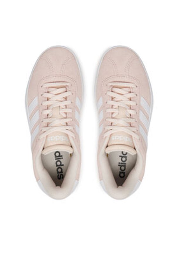 Adidas - adidas Sneakersy VL Court Bold IH9996 Różowy. Kolor: różowy. Materiał: skóra