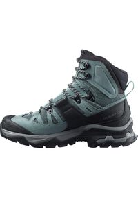 salomon - Buty Quest 4 Gtx W Rozmiar 40 2/3 - 413870 Zielony. Wysokość cholewki: za kostkę. Kolor: zielony. Materiał: materiał, tkanina, skóra. Szerokość cholewki: normalna #1