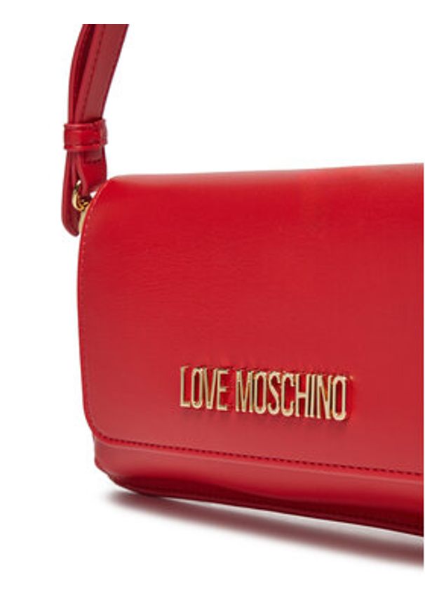 Love Moschino - LOVE MOSCHINO Torebka JC4058PP1MLO0500 Czerwony. Kolor: czerwony. Materiał: skórzane