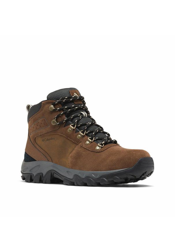 columbia - Buty Trekkingowe Columbia Newton Ridge Plus Ii Sue Męskie. Wysokość cholewki: za kostkę. Zapięcie: sznurówki. Kolor: brązowy. Materiał: materiał, skóra. Szerokość cholewki: normalna