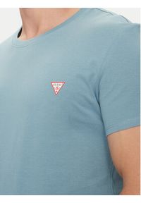 Guess T-Shirt M2YI24 J1314 Niebieski Slim Fit. Kolor: niebieski. Materiał: bawełna #3