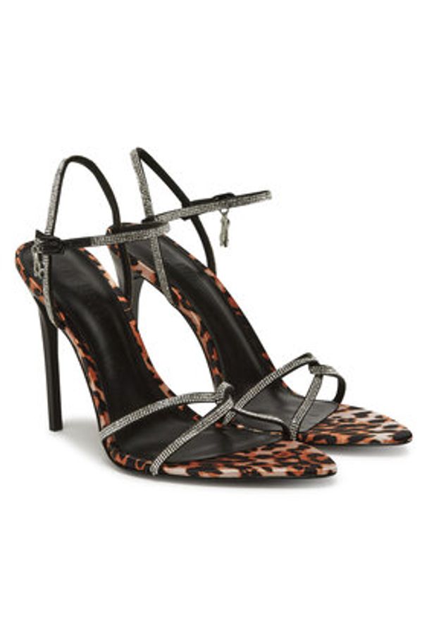 Steve Madden Sandały Stellina-L SM11003660 Brązowy. Kolor: brązowy. Materiał: materiał
