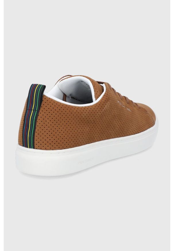 Paul Smith - Buty zamszowe Lee. Nosek buta: okrągły. Zapięcie: sznurówki. Kolor: brązowy. Materiał: zamsz. Obcas: na obcasie. Wysokość obcasa: niski