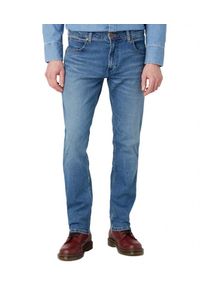 Wrangler - WRANGLER GREENSBORO MĘSKIE SPODNIE JEANSOWE SHAKER W15Q84351