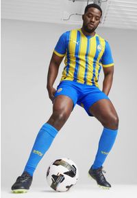 Puma - Męska koszulka FC Shakhtar Donetsk 24/25 PUMA Racing Blue Faster Yellow. Kolor: żółty, wielokolorowy, niebieski