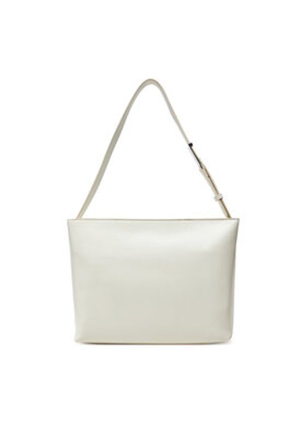 Calvin Klein Torebka Embossed Logo Medium Shopper K60K613172 Écru. Materiał: skórzane