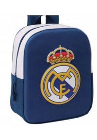 Safta Plecak przedszkolny jednokomorowy dla chłopca Real Madryt 3D niebieski. Kolor: niebieski #1
