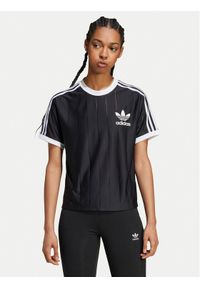 Adidas - adidas T-Shirt adicolor 3-Stripes IX5505 Czarny Loose Fit. Kolor: czarny. Materiał: syntetyk #1