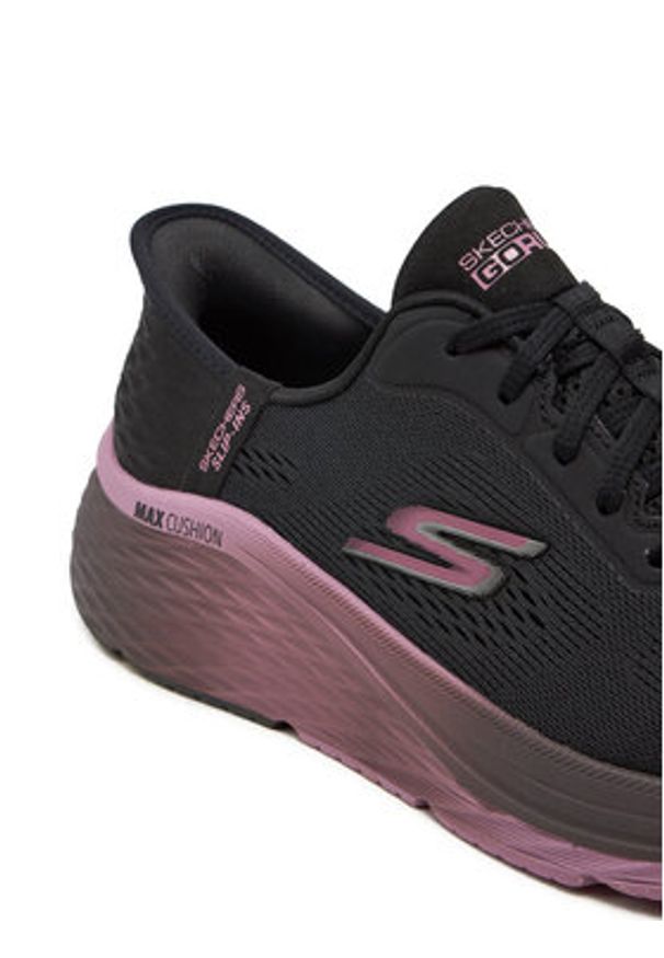 skechers - Skechers Buty do biegania Max Cushioning Elite 2.0 129626 BKMV Czarny. Kolor: czarny. Materiał: materiał