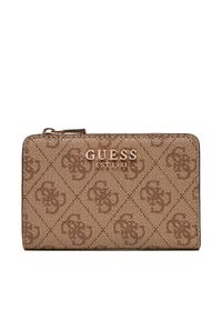 Guess Mały Portfel Damski Laurel II Slg SWSG74 59156 Brązowy. Kolor: brązowy. Materiał: skóra